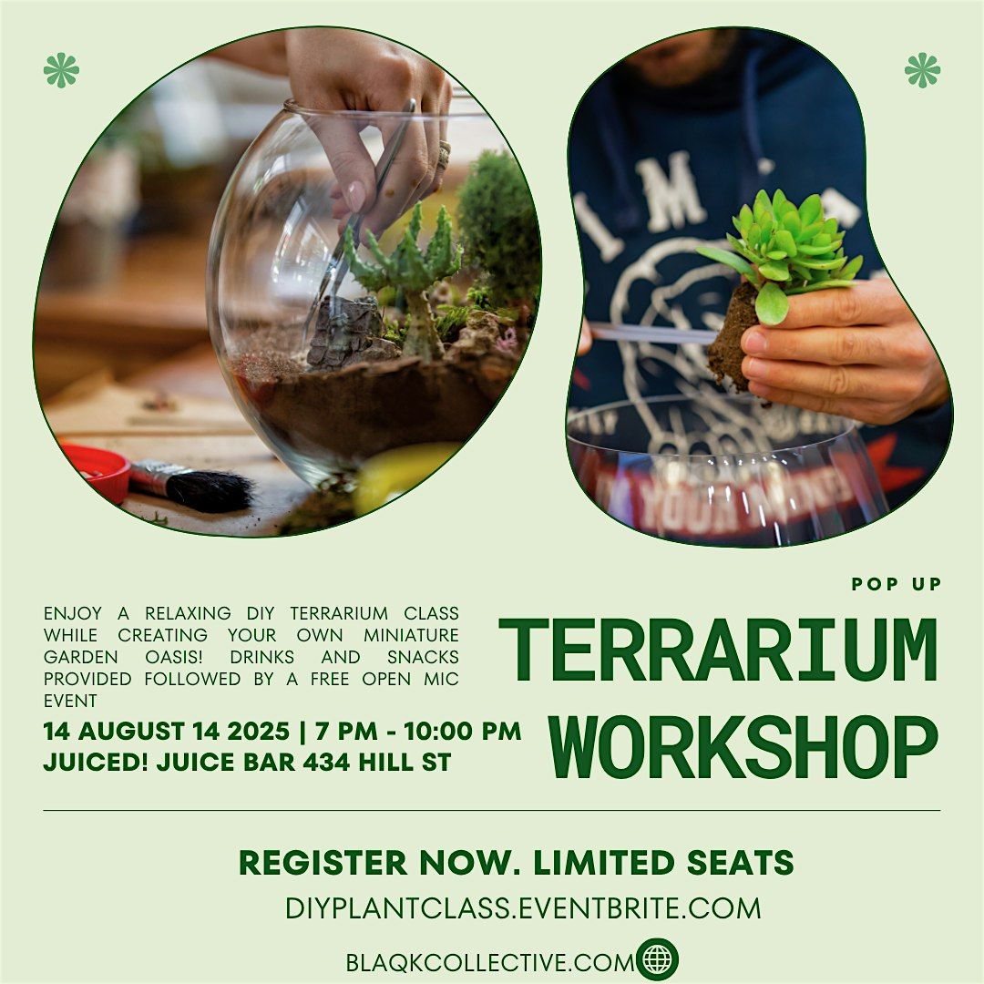 DIY Terrarium Class @ Juneteenth 365 Showcase, 14 August | Event in Raleigh | AllEvents