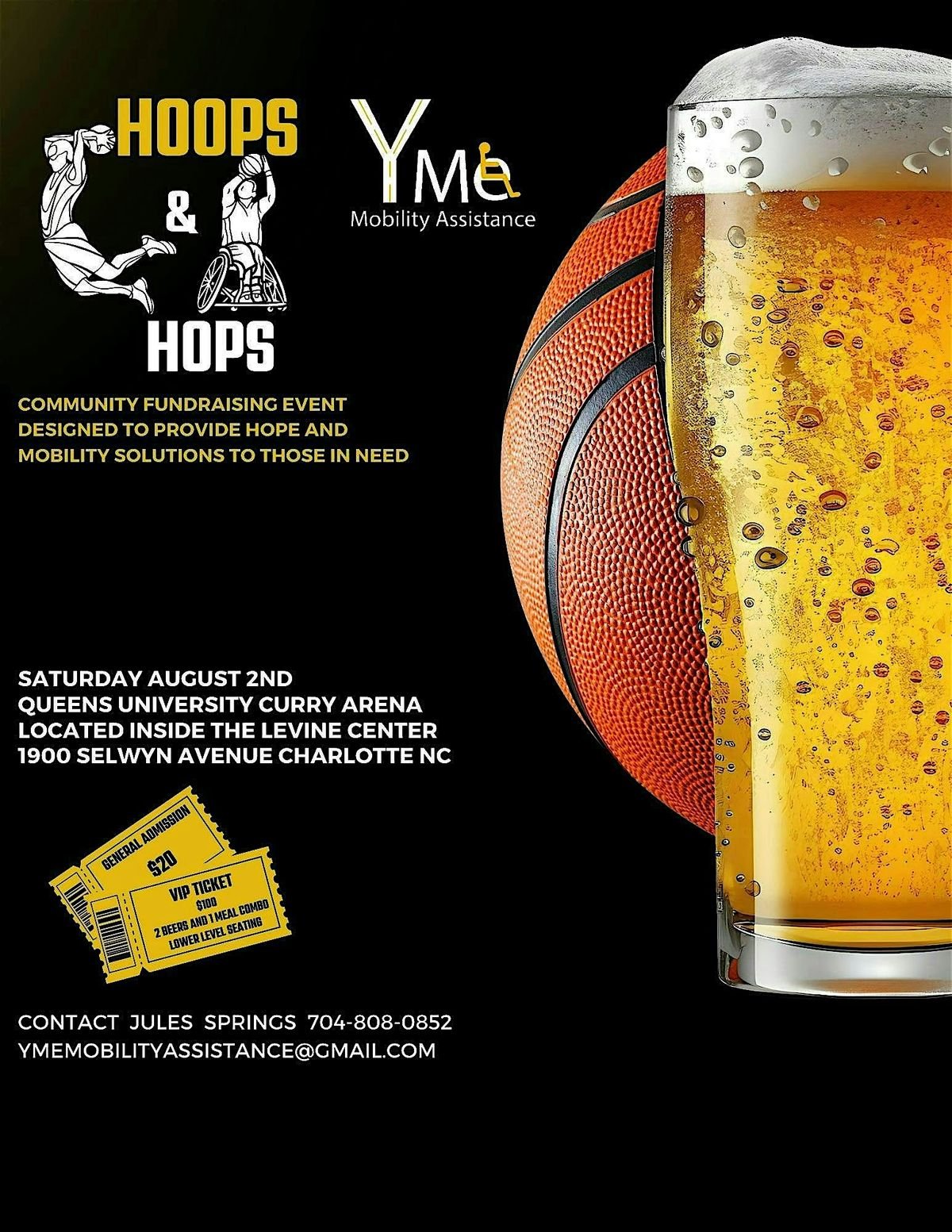 Hoops & Hops, 2 August | Event in Charlotte | AllEvents