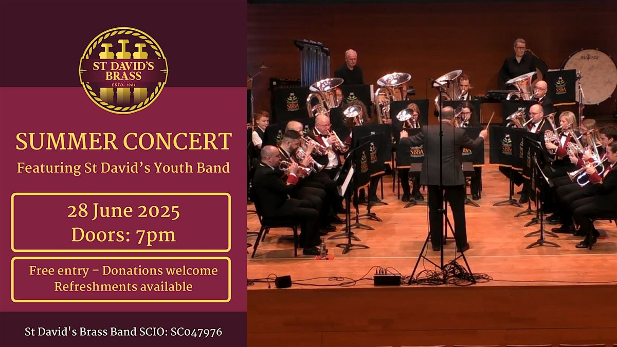 St David's Brass | Summer Concert 2025, 28 June | Event in Gorebridge | AllEvents