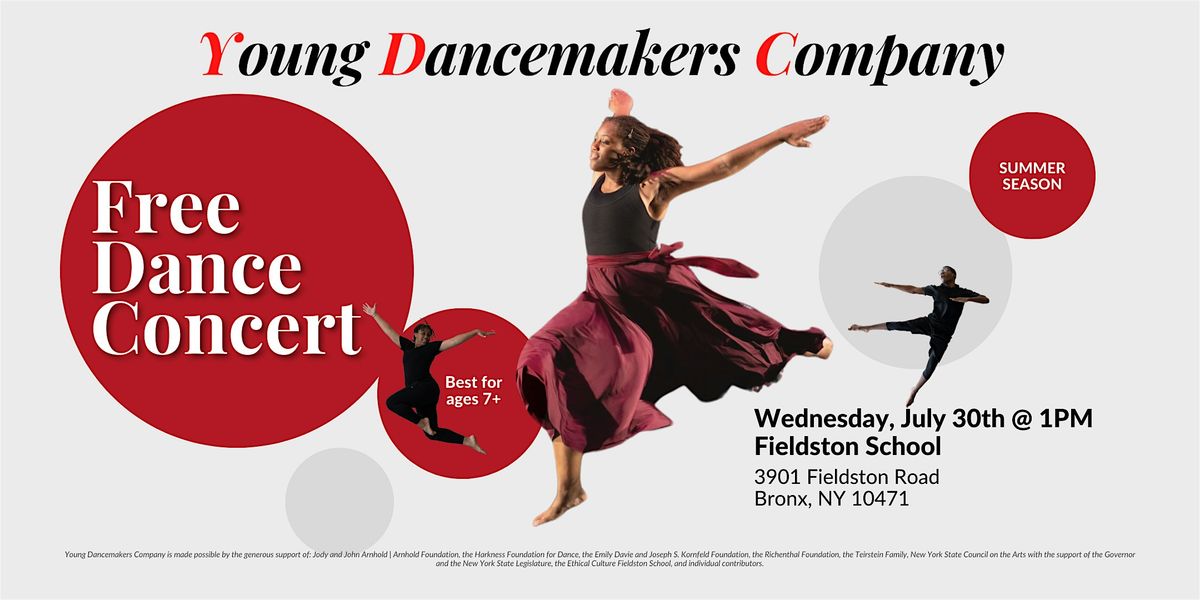 Young Dancemakers Company Performance at the Fieldston School, 30 July | Event in The Bronx | AllEvents