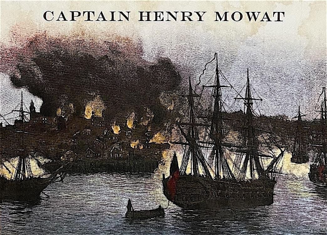 The Maritime Marauder: Captain Henry Mowat, 3 September | Event in Portland | AllEvents