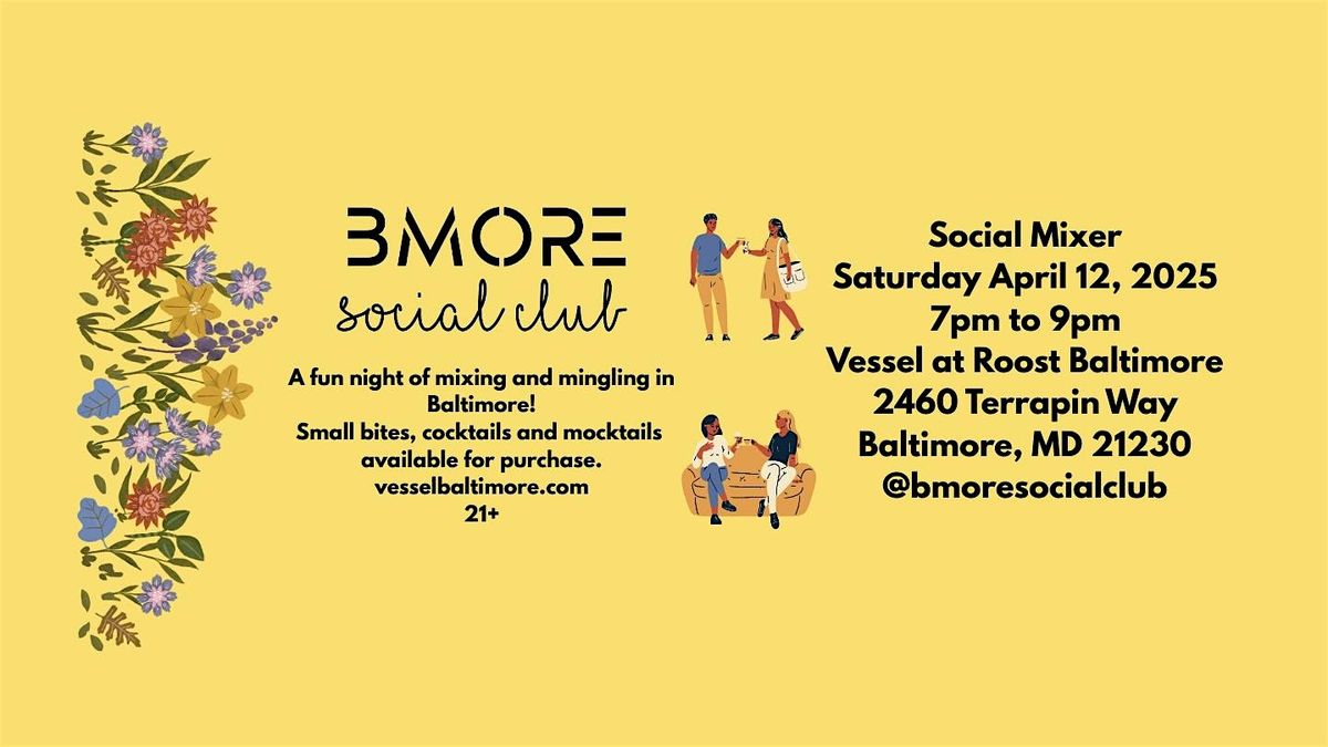 @BMoreSocial Club Social Mixer | Event in Baltimore | AllEvents