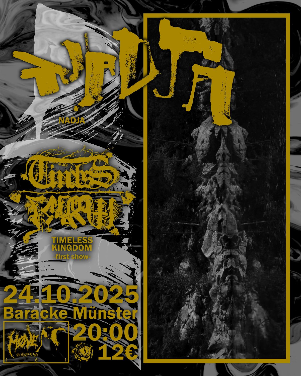 NADJA + Timeless Kingdom at Baracke Münster, 24 October | Event in Münster | AllEvents