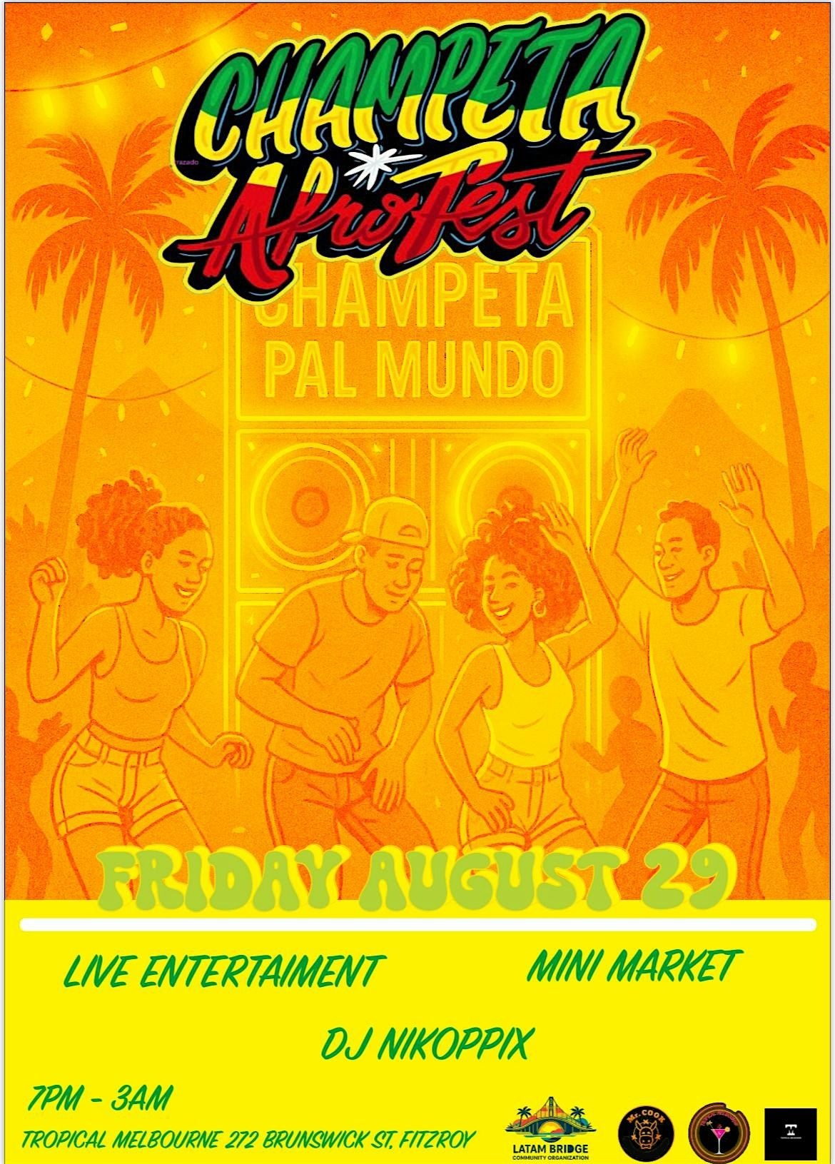Champeta Pal Mundo Night Party by: Champeta AfroFest, 29 August | Event in Fitzroy | AllEvents