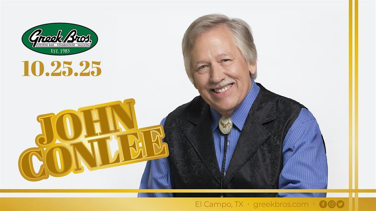 John Conlee, 25 October | Event in El Campo | AllEvents