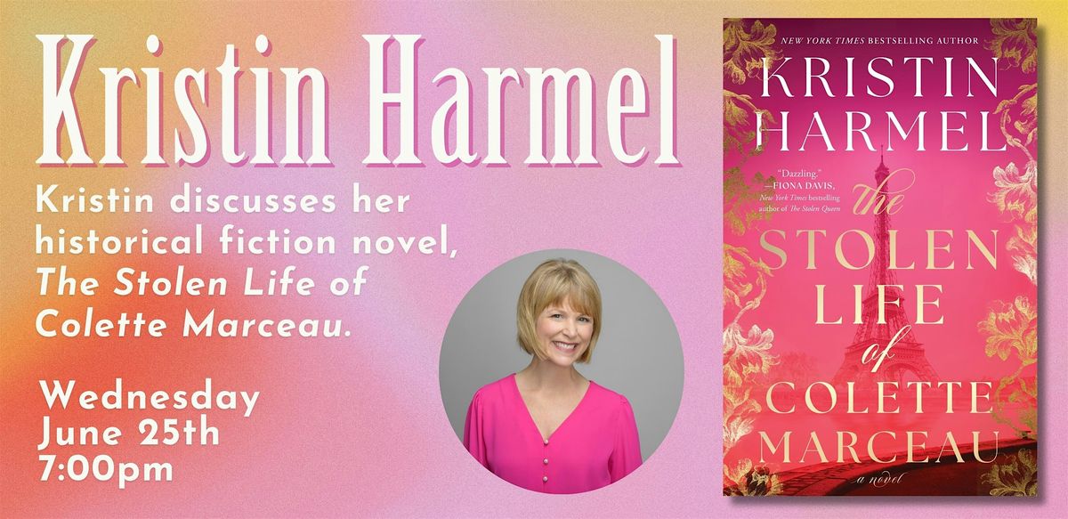 Kristin Harmel, 25 June | Event in Plainville | AllEvents