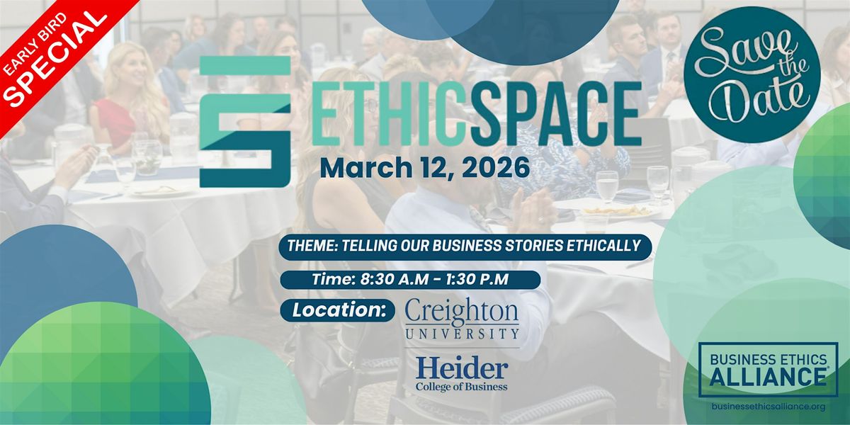 ETHICSPACE, 12 March | Event in Omaha | AllEvents
