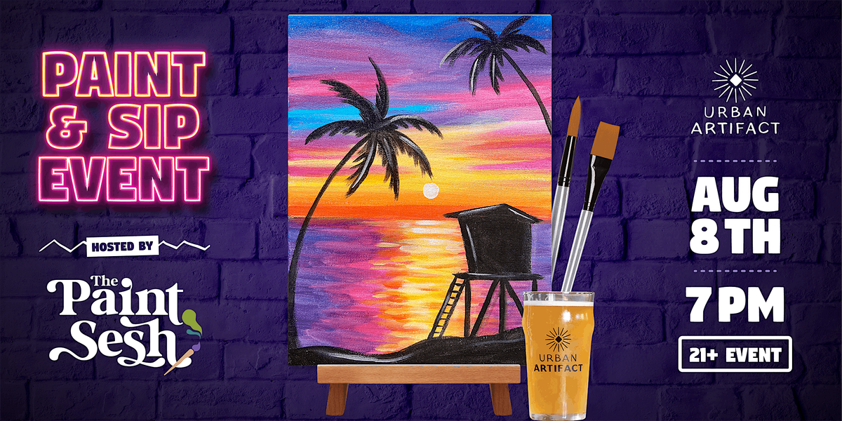 Paint & Sip Painting Event in Cincinnati, OH – “Paradise Beach” | Event in Cincinnati | AllEvents