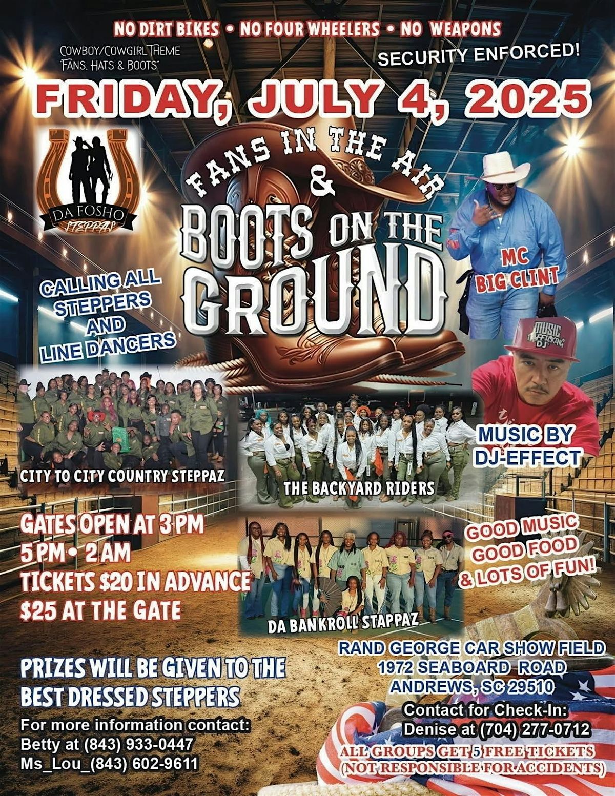 4th of July Field Party With Fans and Boots! Let's Celebrate Cowboy Style!!, 4 July | Event in Andrews | AllEvents