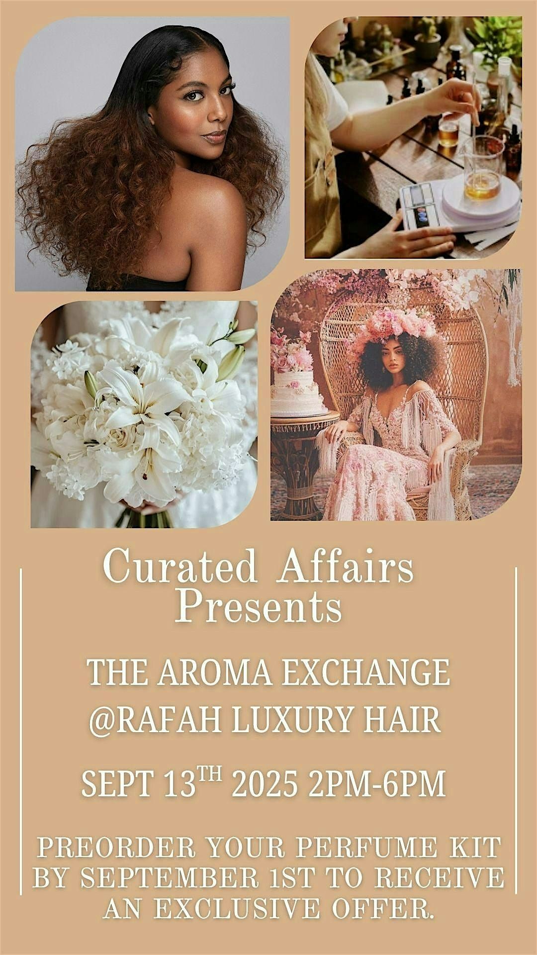 The Aroma Exchange             @ Rafah  Luxury Hair, 13 September | Event in West Hollywood | AllEvents