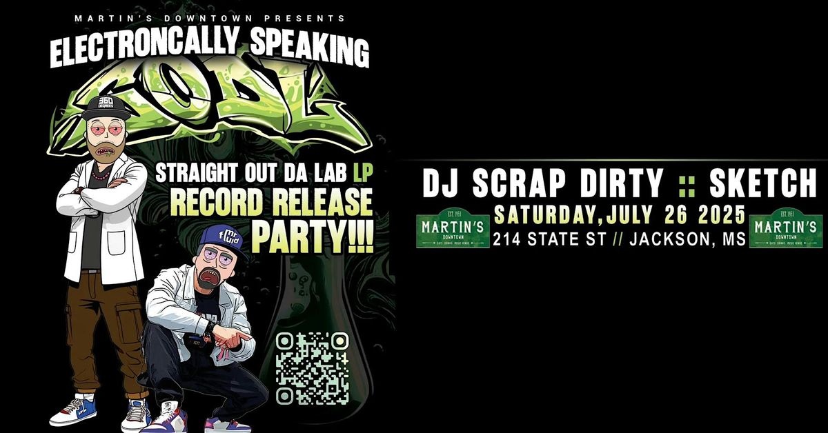 Electronically Speaking: SODL Record Release Party at Martin's Downtown, 26 July | Event in Jackson | AllEvents