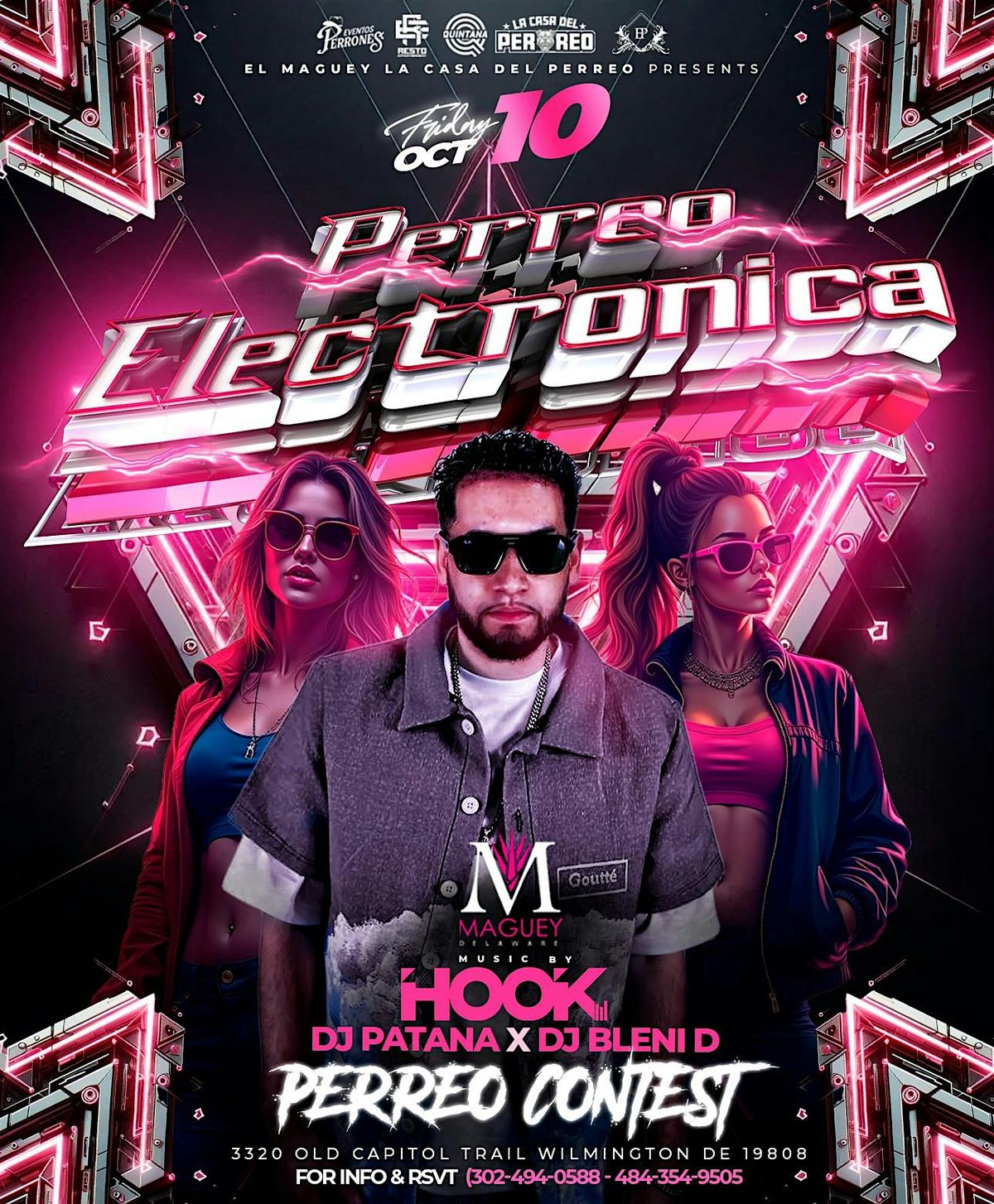 PERREO ELECTRONICA PARTY, 10 October | Event in Wilmington | AllEvents