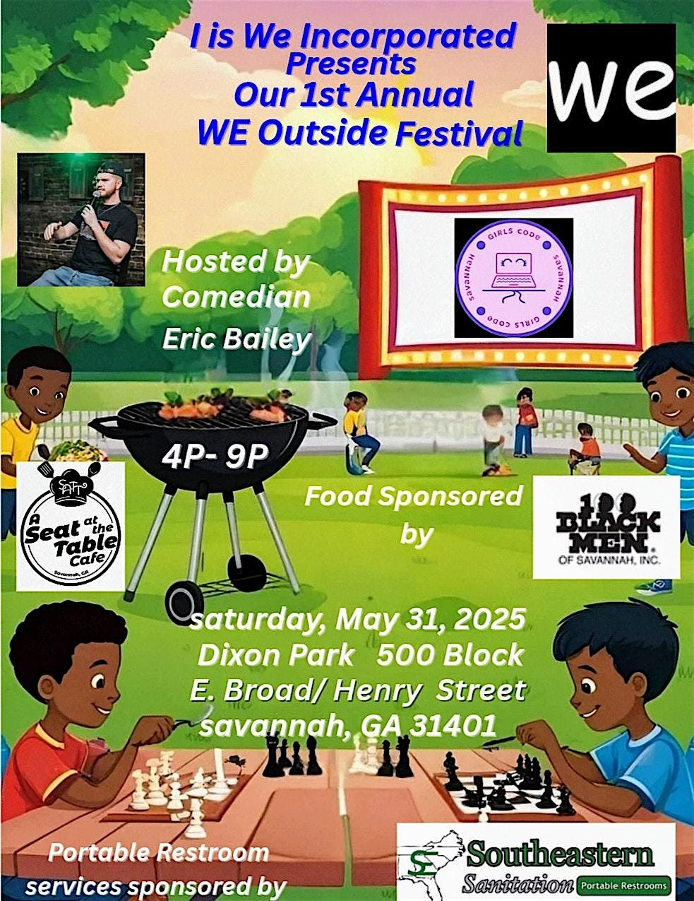 Our 1st Annual WE Outside Festival, 31 May | Event in Savannah | AllEvents