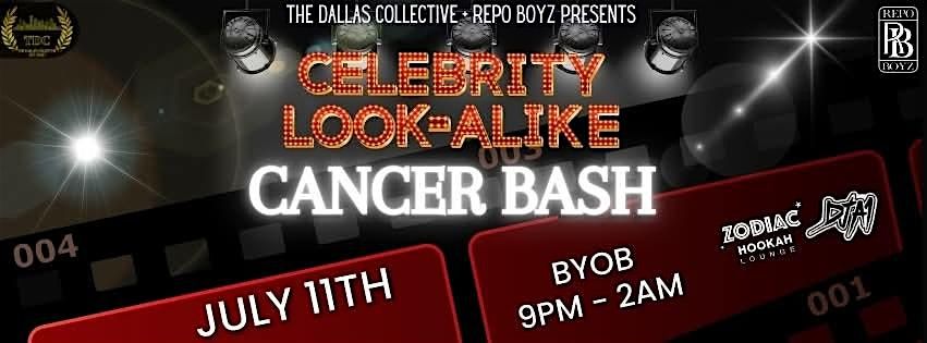 Celebrity Look-A-Like Cancer Bash, 11 July | Event in Carrollton | AllEvents