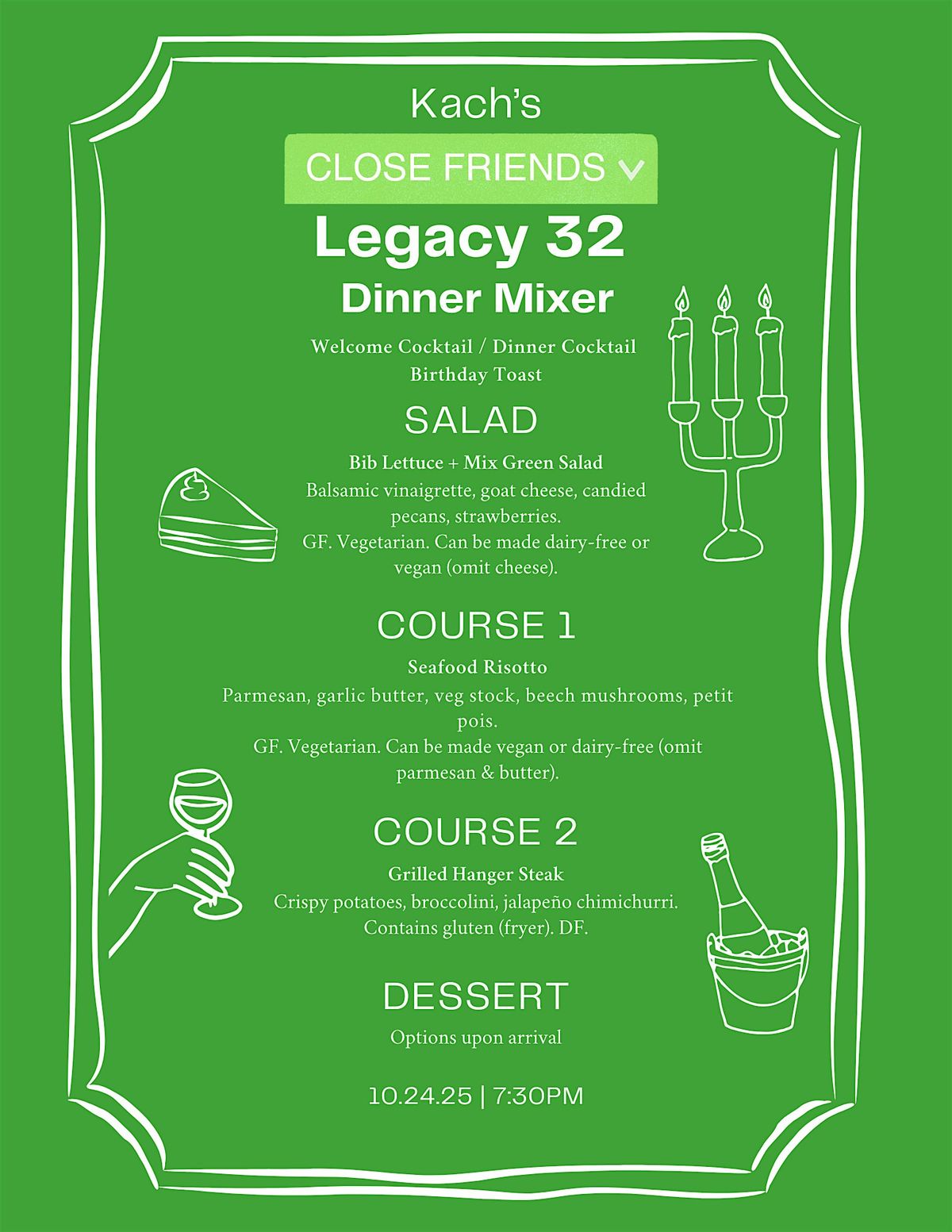 Kach’s Close Friends: Legacy 32 Dinner Mixer, 24 October | Event in Sacramento | AllEvents
