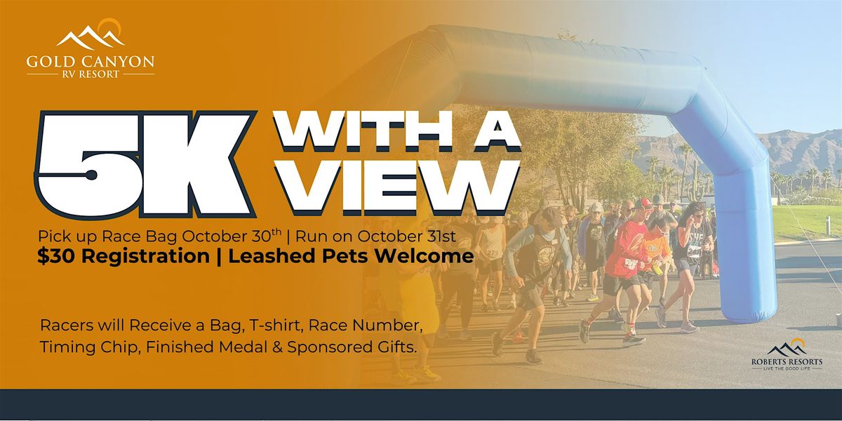 5K With a View at Gold Canyon RV Resort!, 31 October | Event in Gold Canyon | AllEvents
