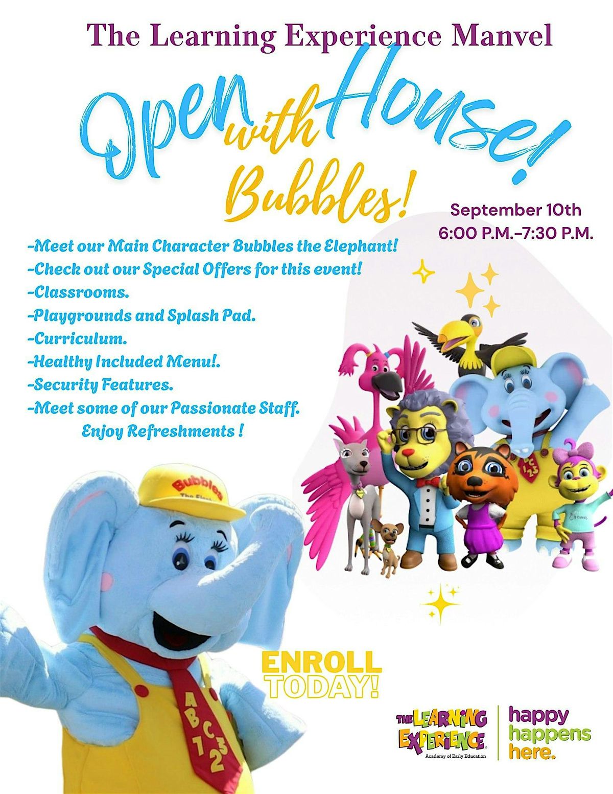 The Learning Experience Manvel Open House!, 10 October | Event in Manvel | AllEvents