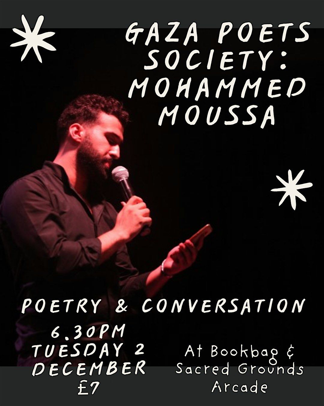 The Gaza Poet: Mohammed Moussa, 2 December | Event in Exeter | AllEvents