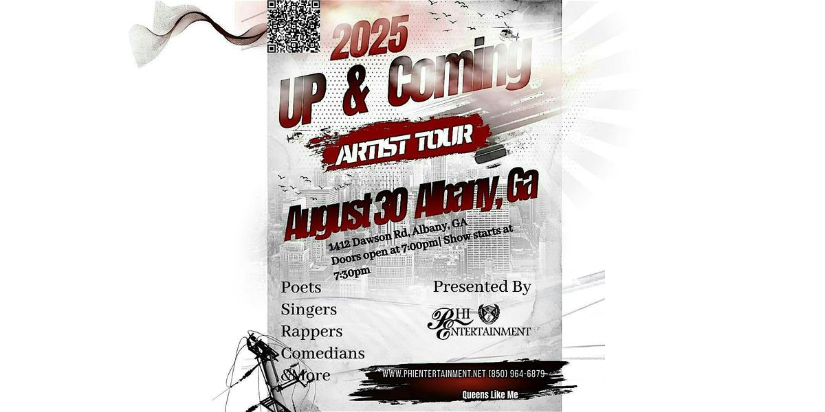 2025 UP & COMING ARTISTS TOUR ALBANY EDITION, 30 August | Event in Albany | AllEvents