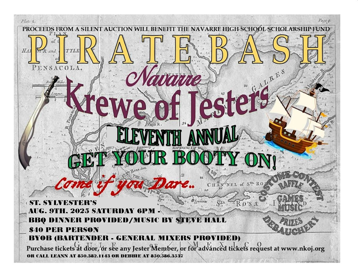 Navarre krewe of Jesters Pirate Bash, 9 August | Event in Gulf Breeze | AllEvents