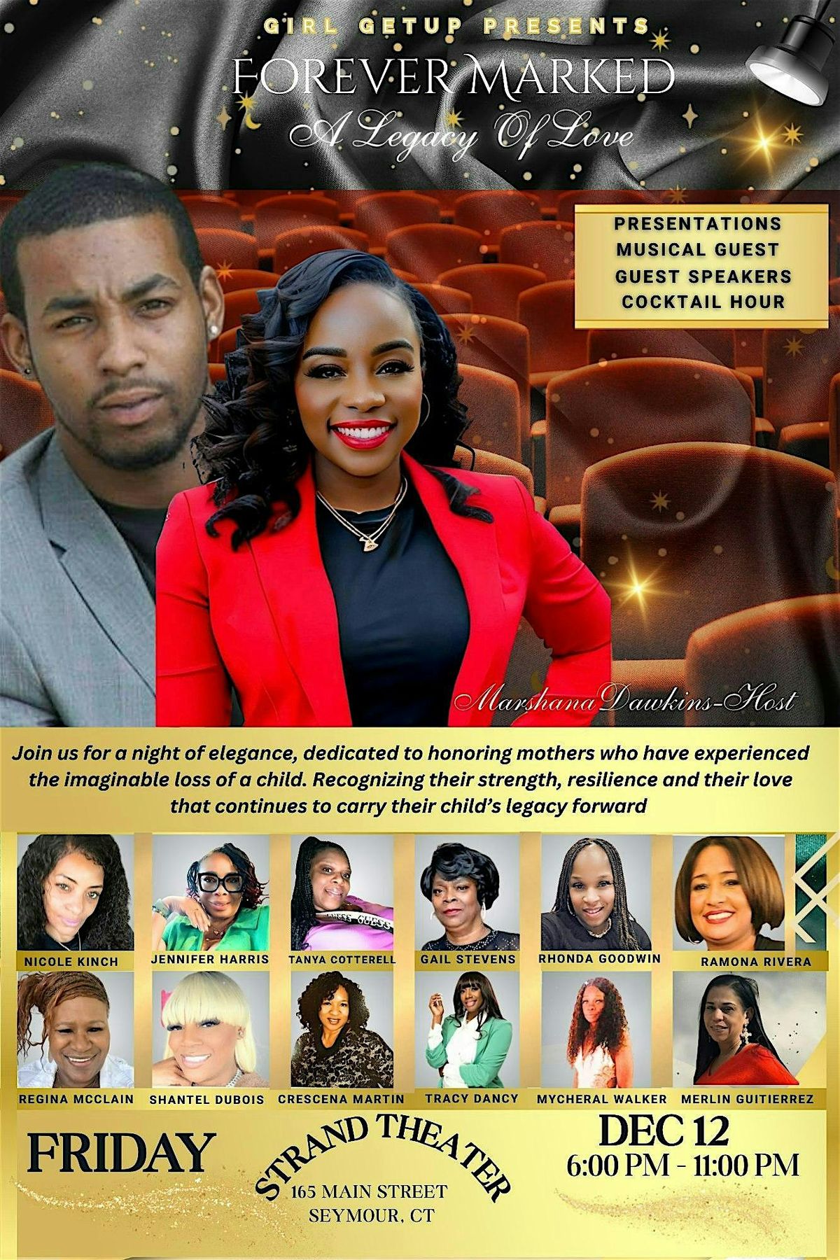 FOREVER MARKED....A LEGACY OF LOVE, 12 December | Event in Seymour | AllEvents