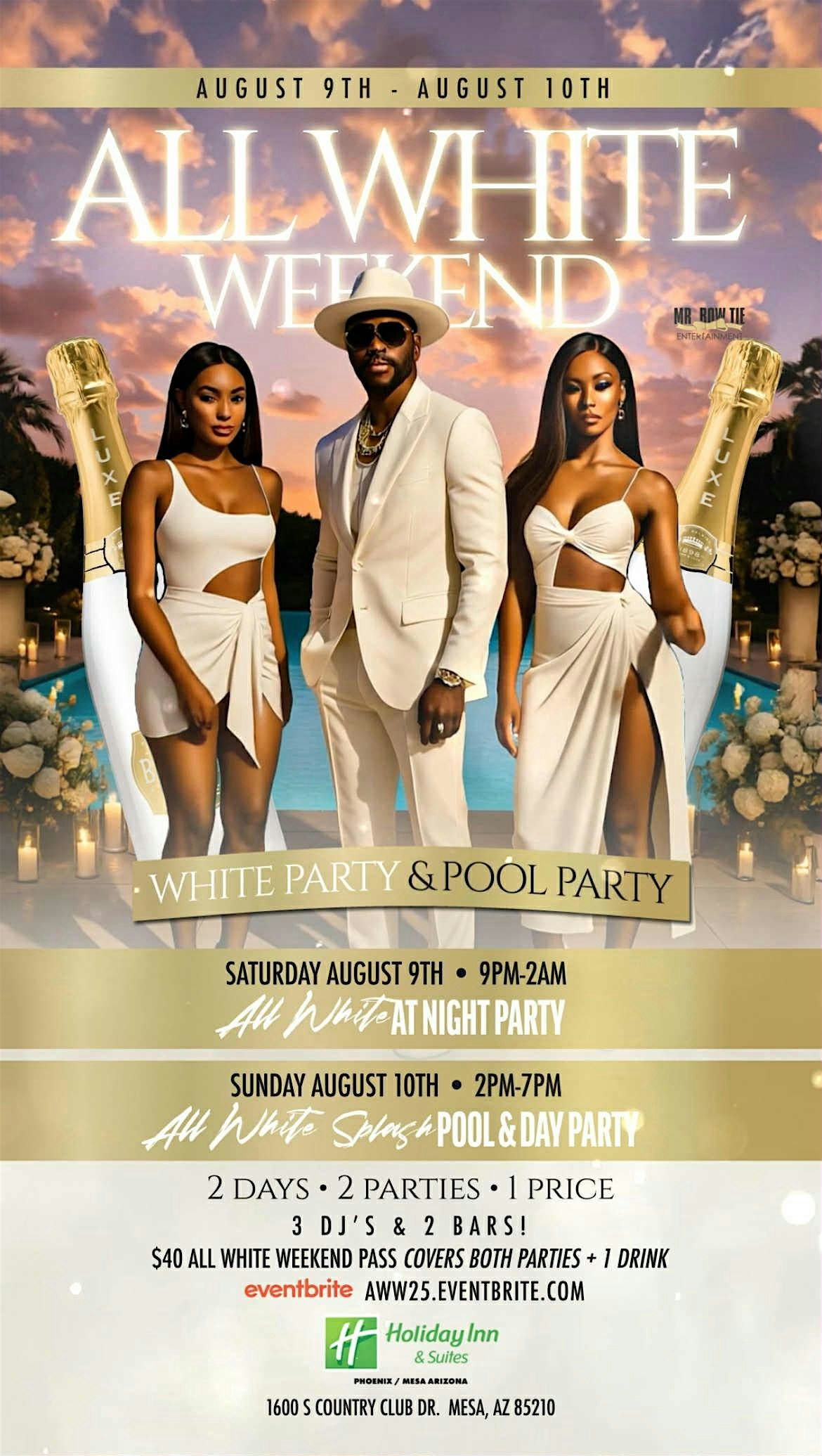 All White Weekend - White Party &  Pool Party, 9 August | Event in Mesa | AllEvents
