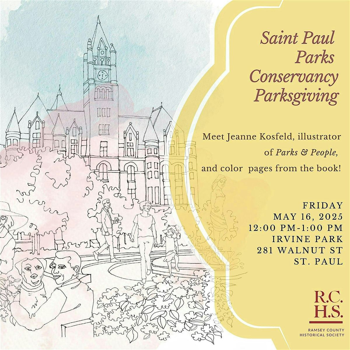 Saint Paul Parks Conservancy’s Parksgiving, 16 May | Event in Saint Paul | AllEvents