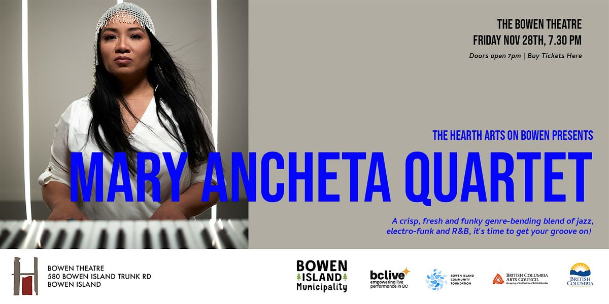 Mary Ancheta Quartet, presented by The Hearth Arts on Bowen | Event in Bowen Island | AllEvents