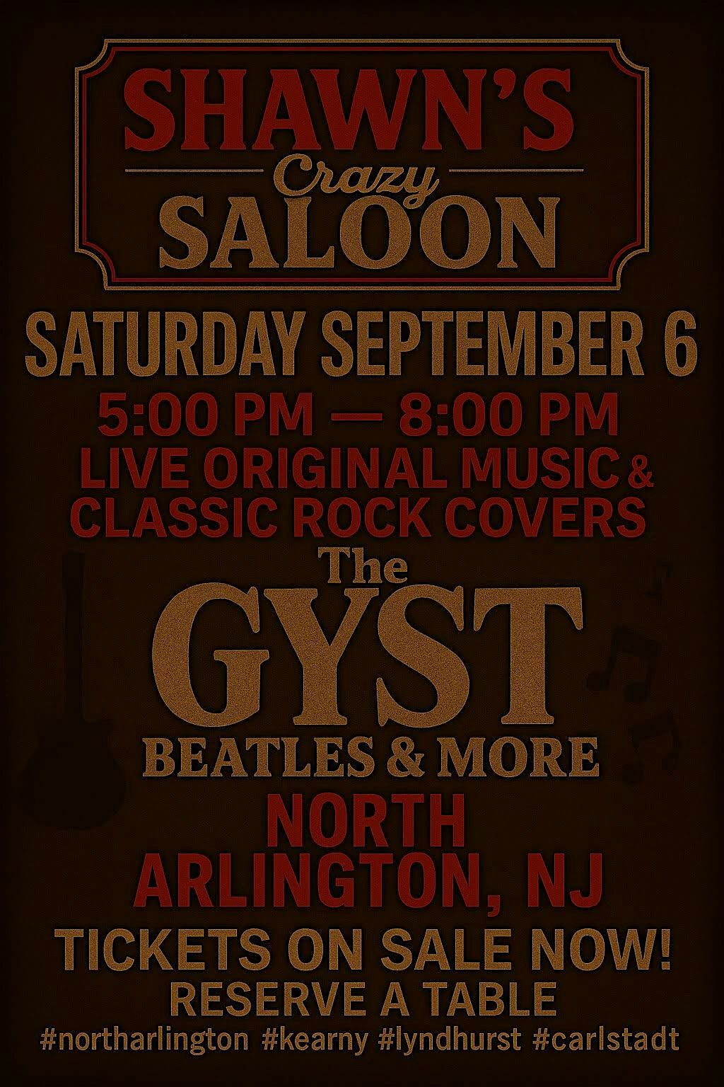 The Gist, 6 September | Event in North Arlington | AllEvents