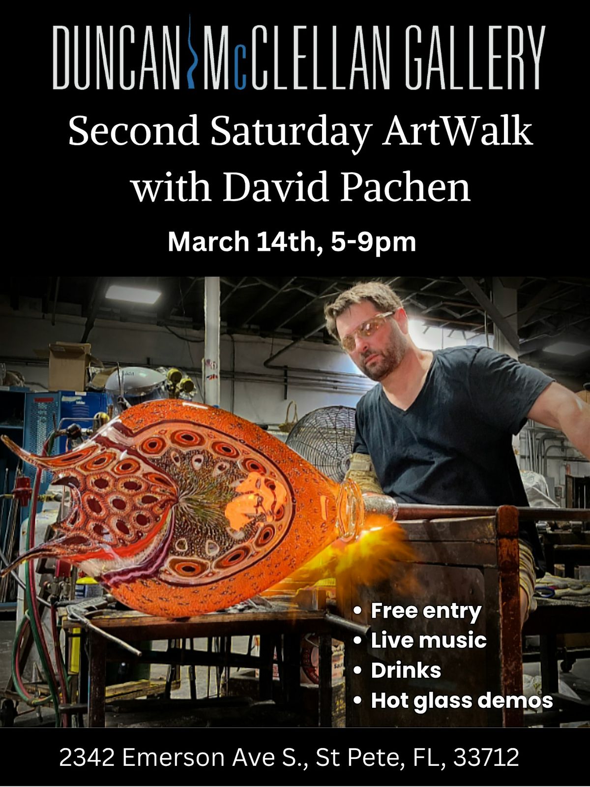 Second Saturday ArtWalk with David Patchen, 14 March | Event in St. Petersburg | AllEvents