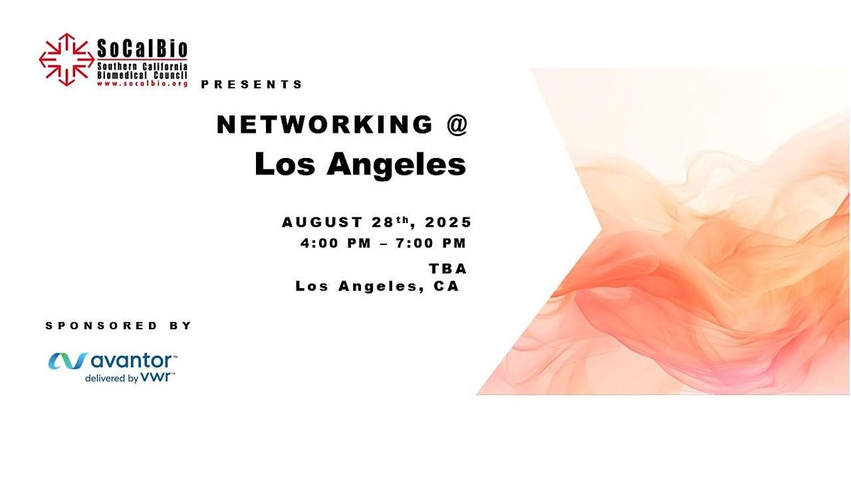 SOCALBIO Networking Mixer in LOS ANGELES, 28 August | Event in Westwood | AllEvents