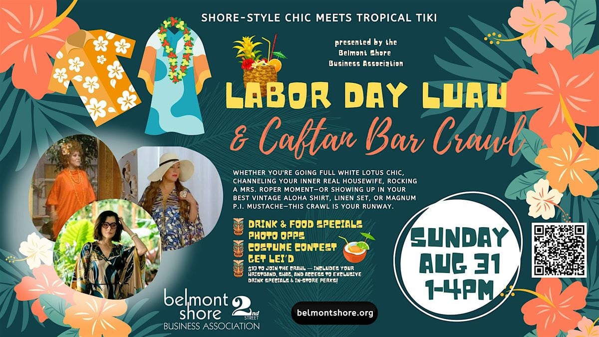 Labor Day Luau & Caftan Bar Crawl, 31 August | Event in Long Beach | AllEvents