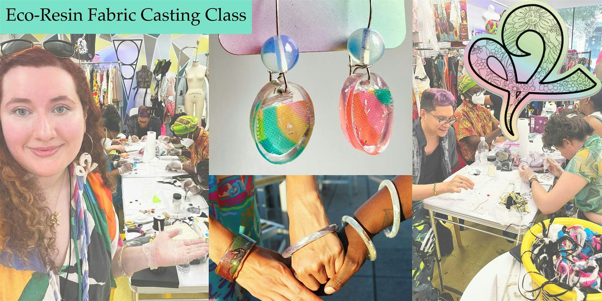 Eco-Resin Fabric Casting Class, 12 July | Event in Brooklyn | AllEvents