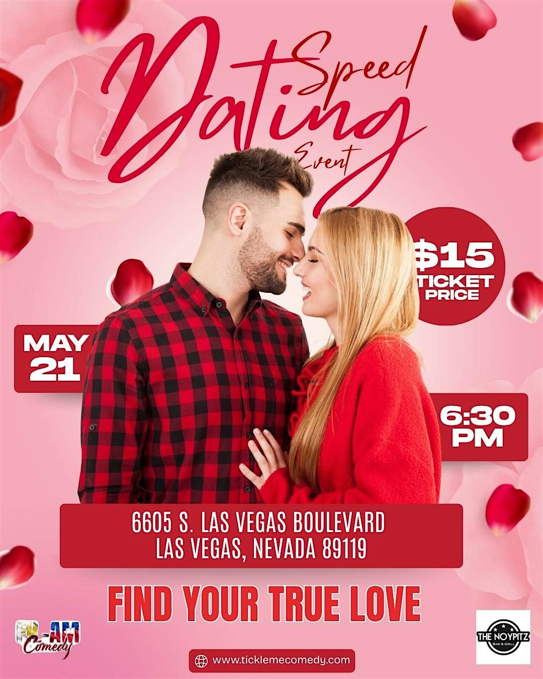 Swipe Right Speed Dating Event and Comedy Show, 21 May | Event in Las Vegas | AllEvents