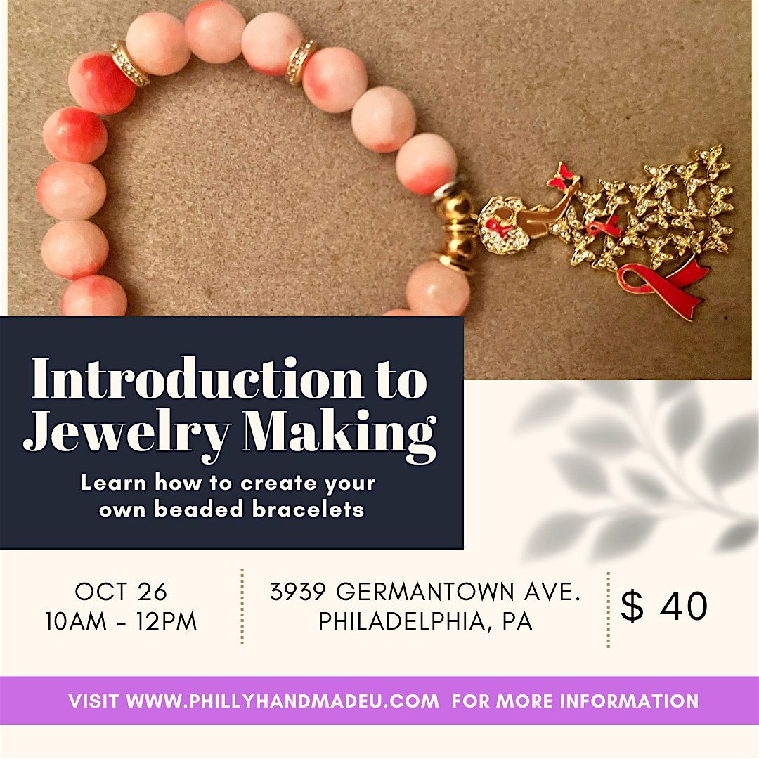 Introduction to Jewelry Making, 22 November | Event in Philadelphia | AllEvents