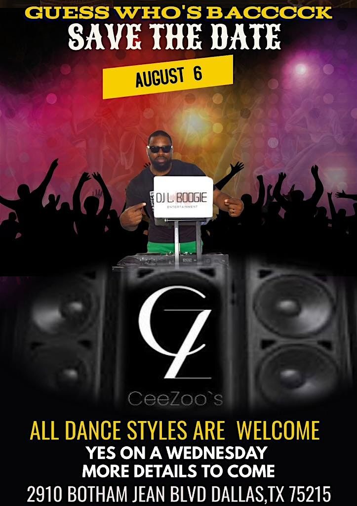 Laid Back Wednesdays with DJ L Boogie, 6 August | Event in Dallas | AllEvents