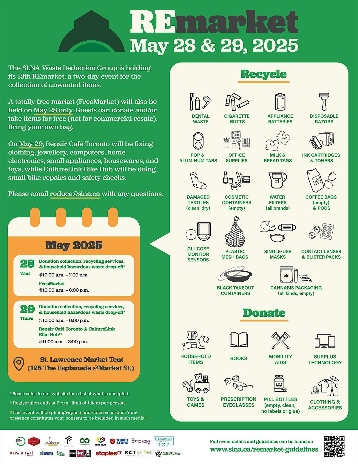 REmarket 13 - Day 2/2 (Donations, Recycling, Repair Cafe, Bike Repairs +), 29 May | Event in Toronto | AllEvents