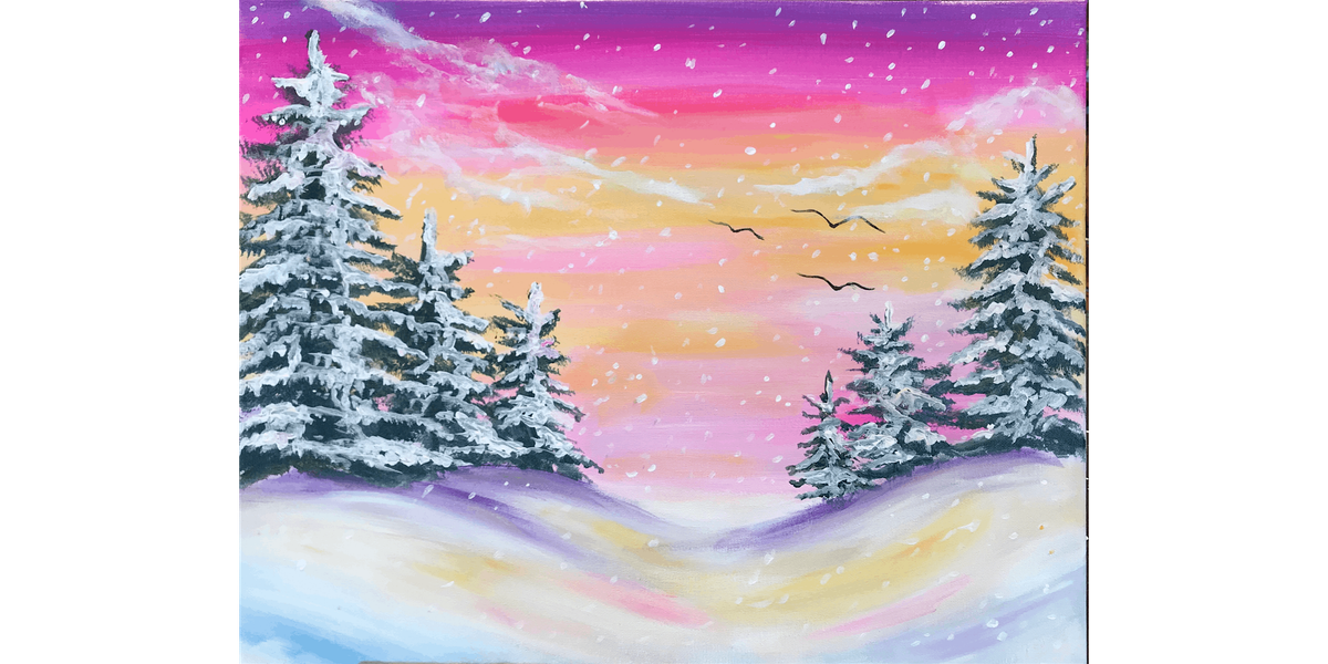 Dawn of Winter - Paint and Sip in Tyler | Classpop!™, 2 December | Event in Tyler | AllEvents