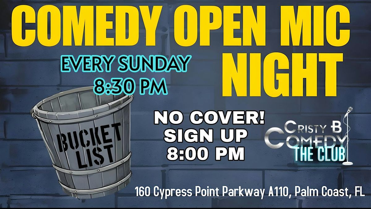COMEDY OPEN MIC NIGHT!, 30 March | Event in Palm Coast | AllEvents