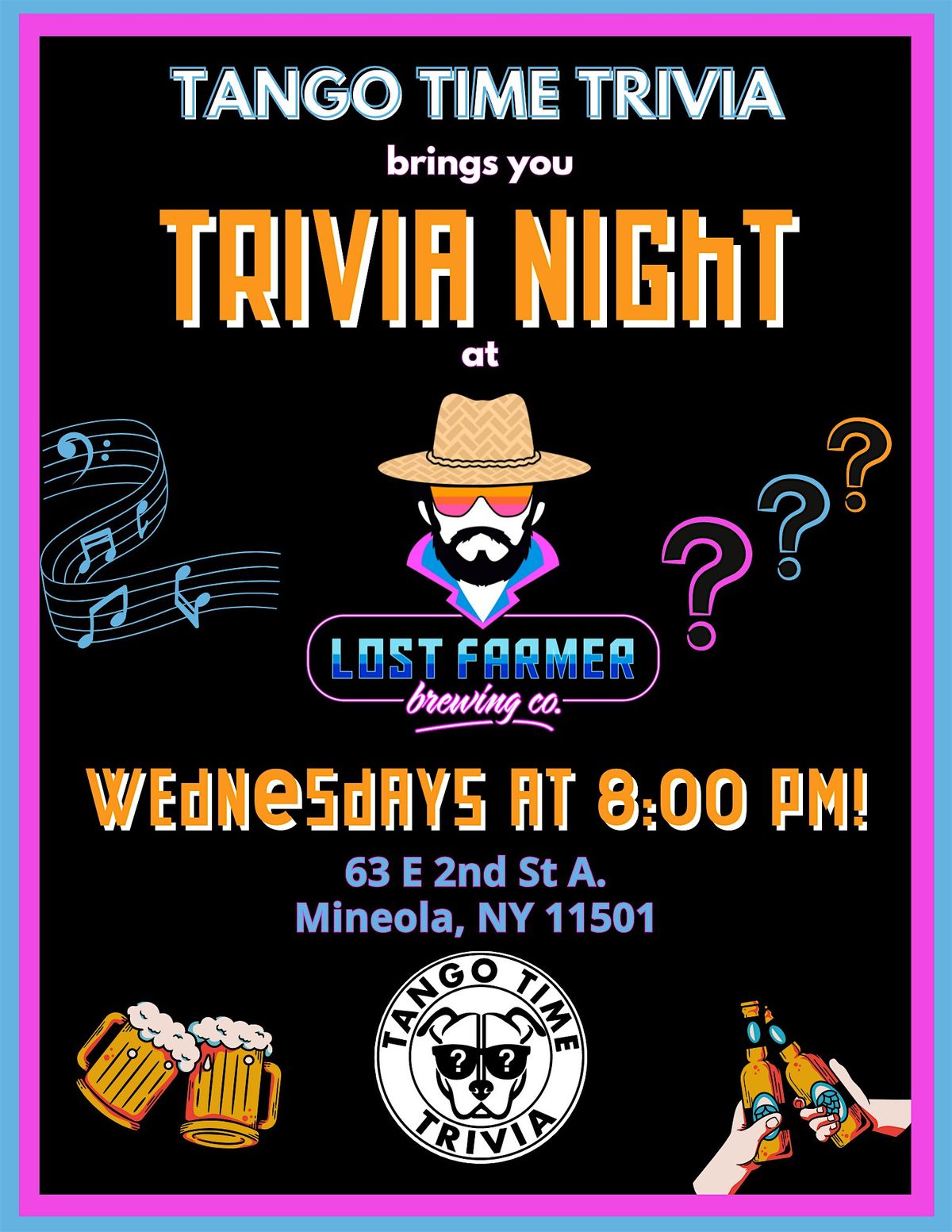 FREE Wednesday Trivia Show! At Lost Farmer Brewing Co.!! | Event in Mineola | AllEvents