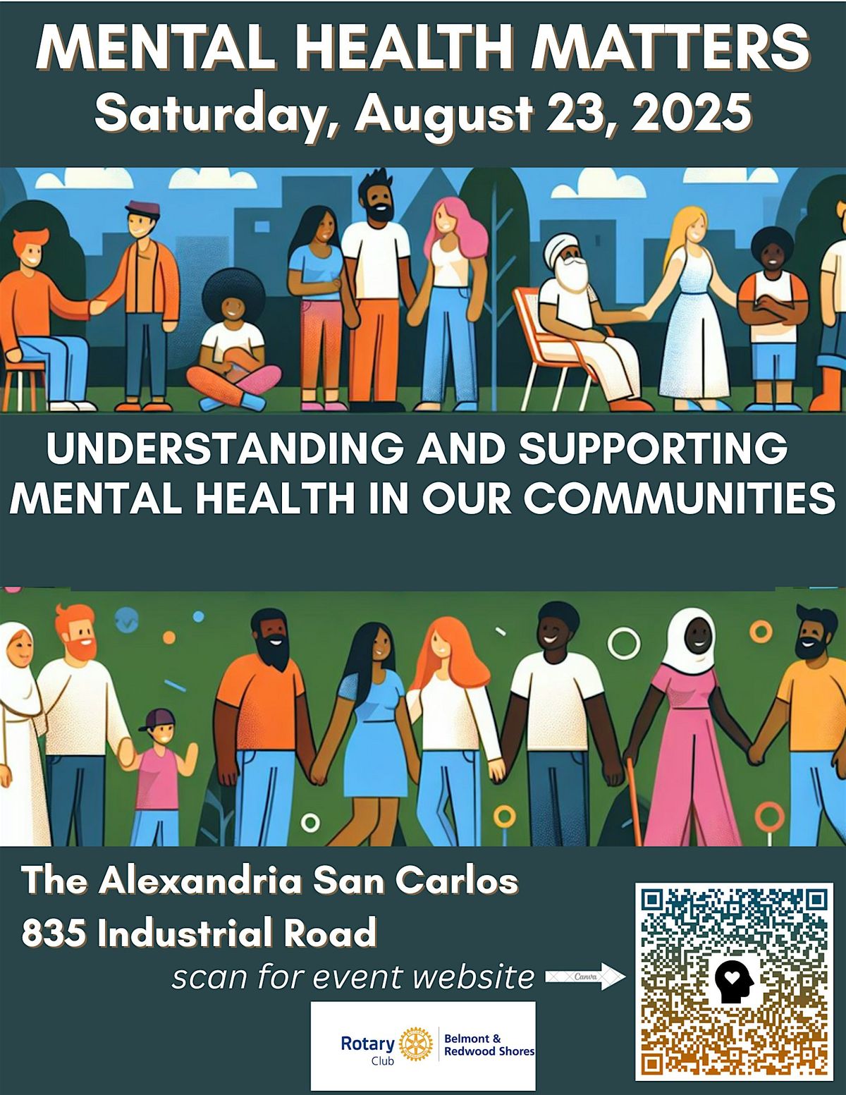 Understanding and Supporting Mental Health In Our Communities, 23 August | Event in San Carlos | AllEvents