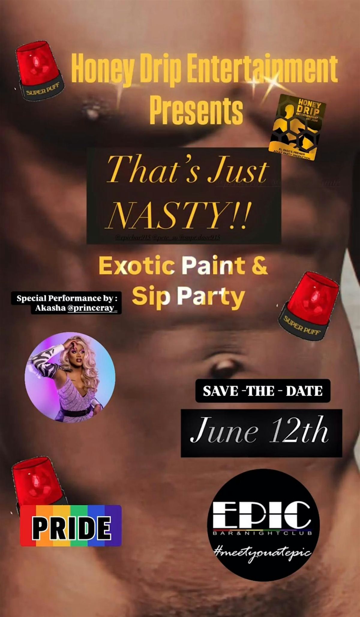 That's Just NASTY Exotic Paint & Sip Party, 12 June | Event in El Paso | AllEvents