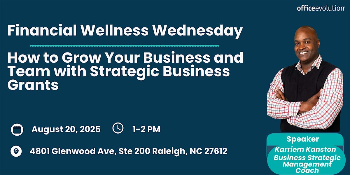 Growing Your Business and Team with Business Grants, 20 August | Event in Raleigh | AllEvents