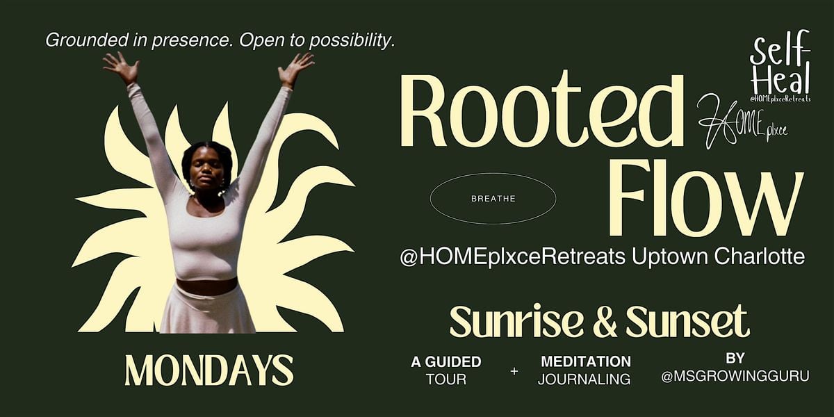 Rooted Flow: A Journaling & Meditation Experience, 4 August | Event in Charlotte | AllEvents