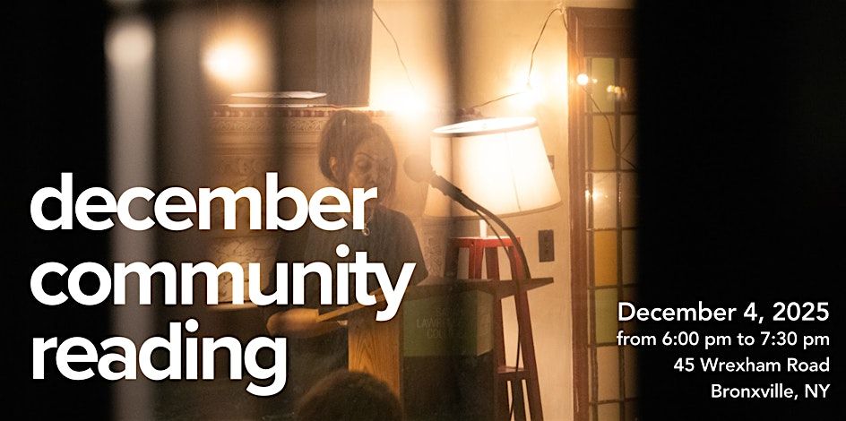 Community Reading & Winter Celebration, 4 December | Event in Bronxville | AllEvents