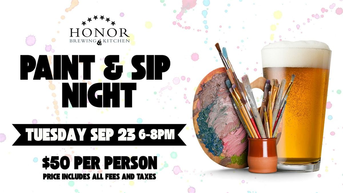 Paint & Sip Nights, 23 September | Event in Fairfax | AllEvents