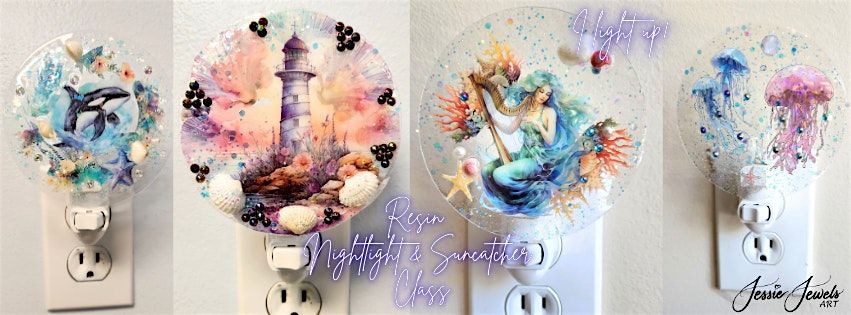 Resin night lights and suncatchers at Moonstone Art Studio, 7 August | Event in Warwick | AllEvents