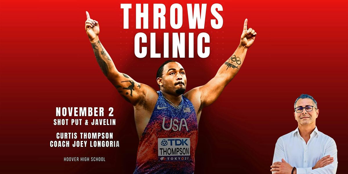 Fall Javelin and Shot Put Clinic with Coach Curtis & Coach Joey, 2 November | Event in Hoover | AllEvents