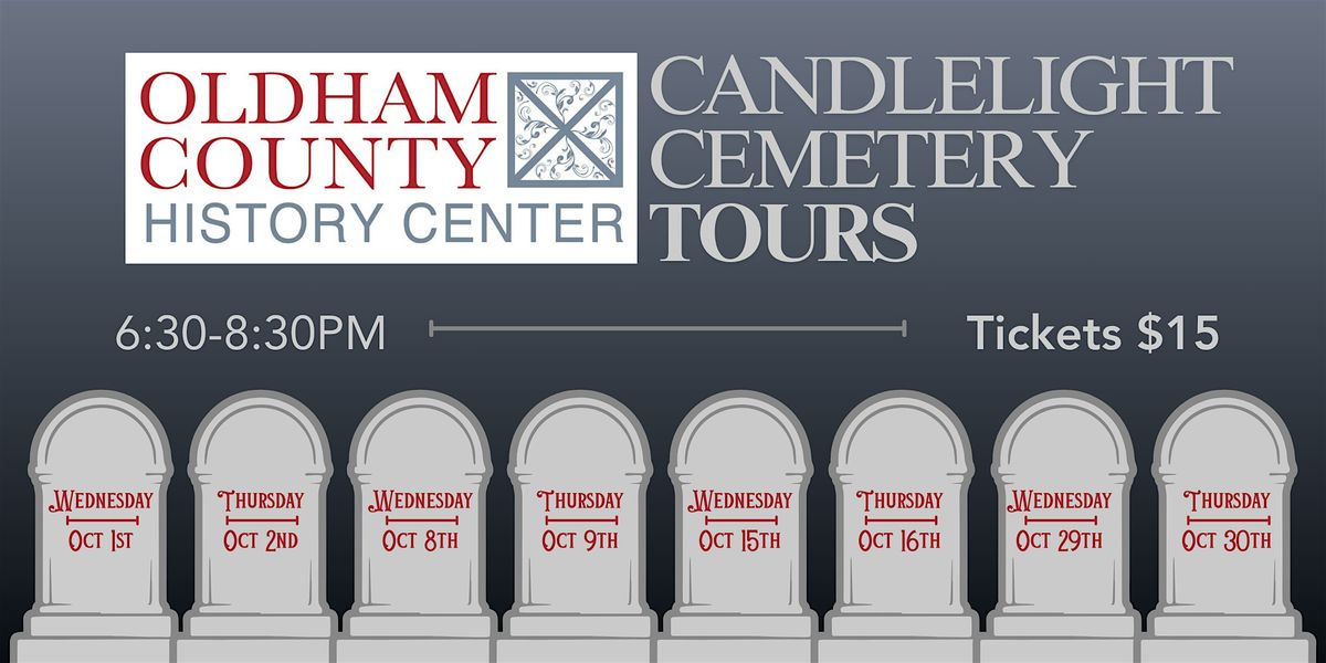 Candlelight Cemetery Tour - Location TBD, 29 October | Event in La Grange | AllEvents