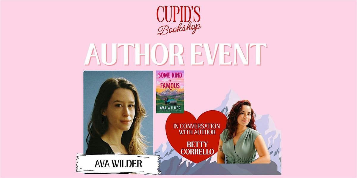 Pre-Release Author Event w/ Ava Wilder in conversation with Betty Corrello, 27 October | Event in Philadelphia